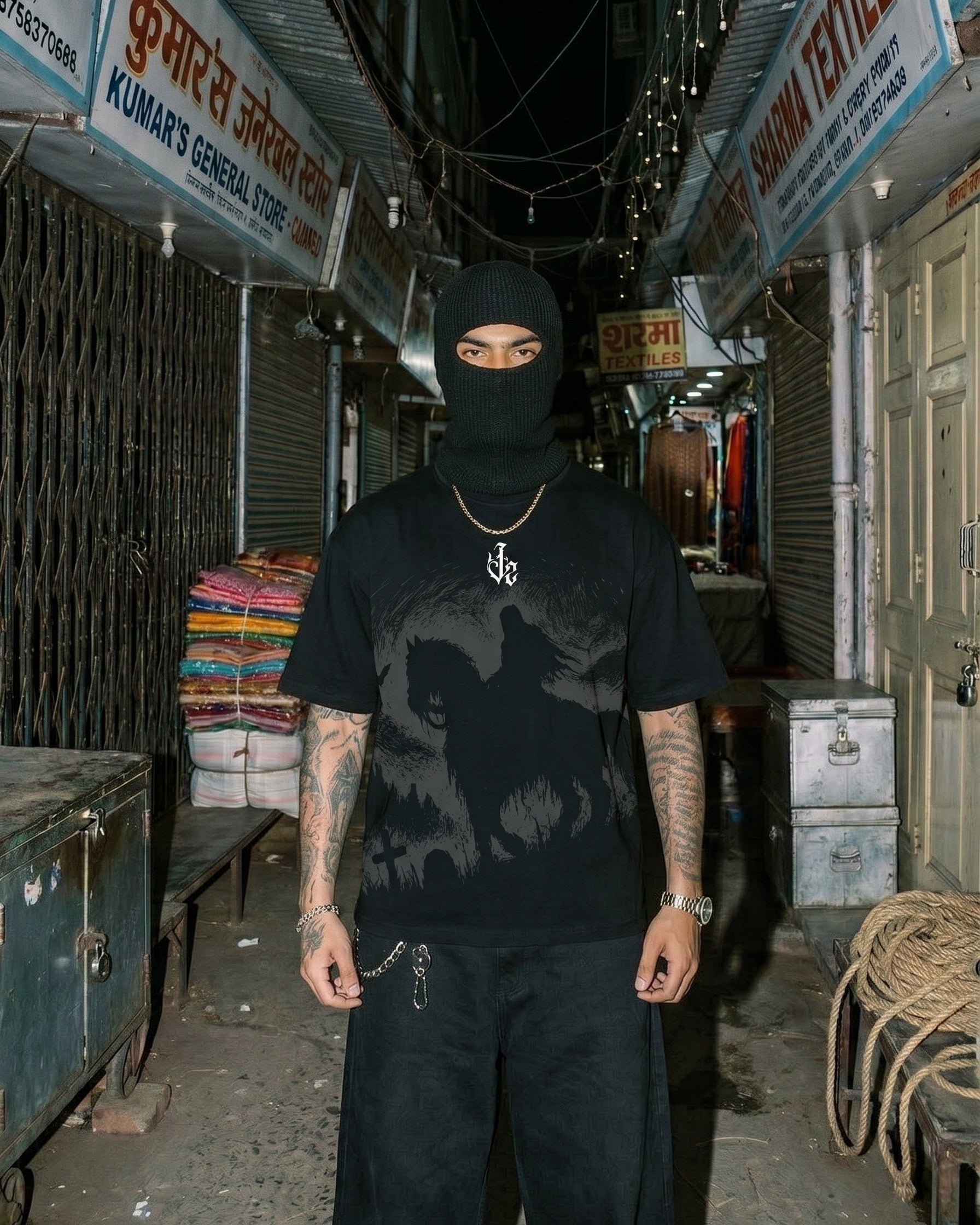 DARK FAITH OVERSIZED TEE