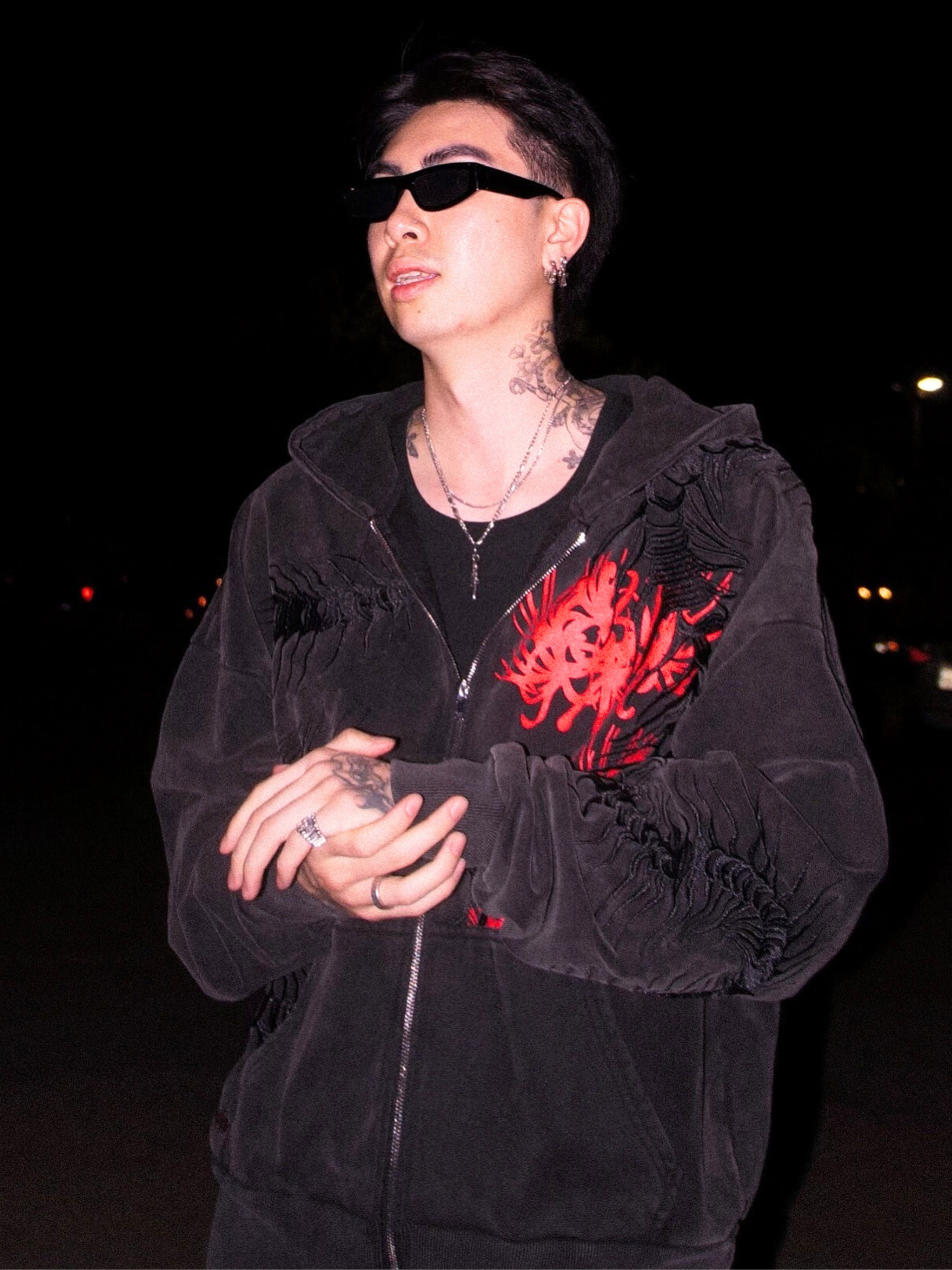 THE NIGHTBURN ZIP-UP HOODIE