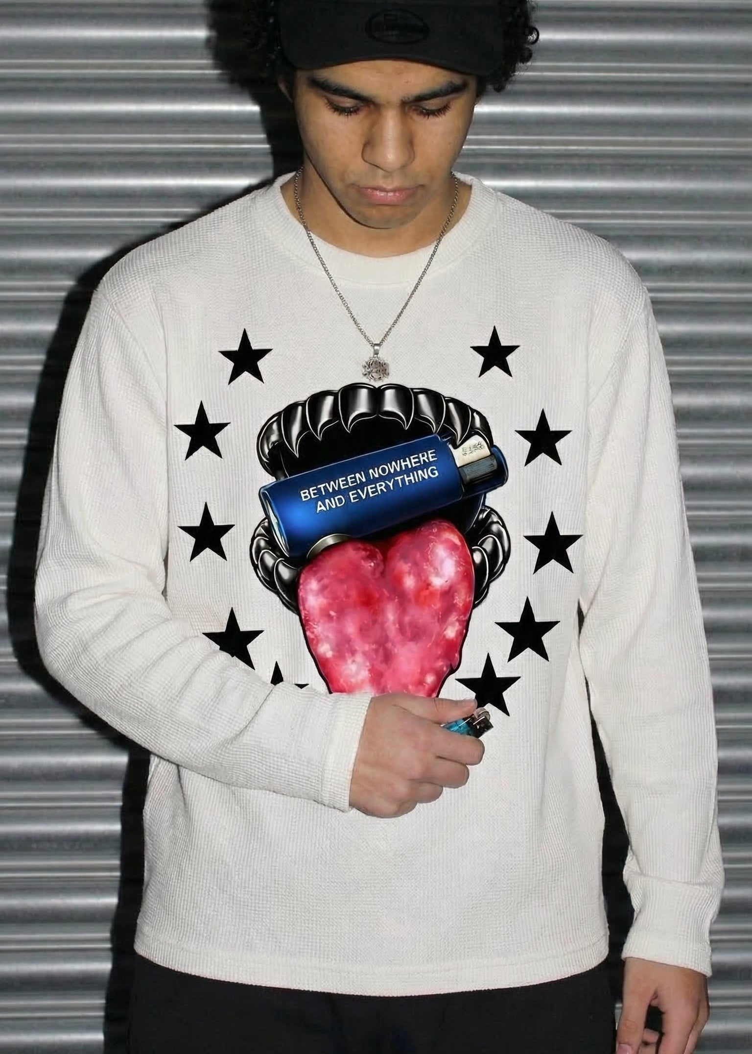 Cosmic Waffle Knit Tee